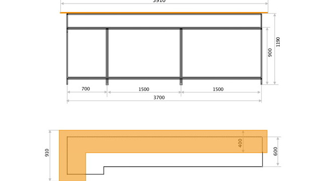 Bauplan der Bartheke